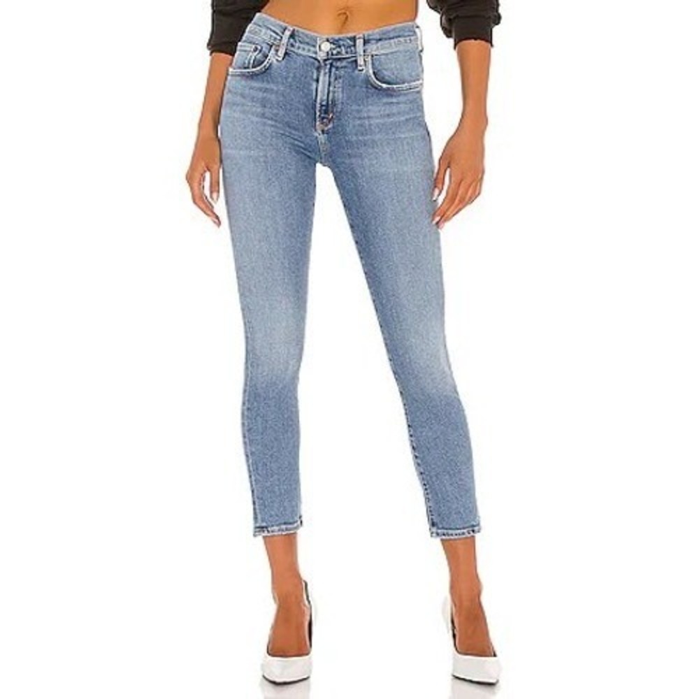 AGOLDE Toni Skinny Jeans Light Wash Size 30 – Made in Turkey